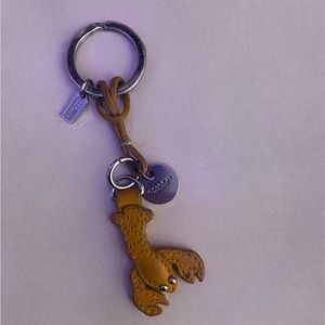 Coach lobster Keychain